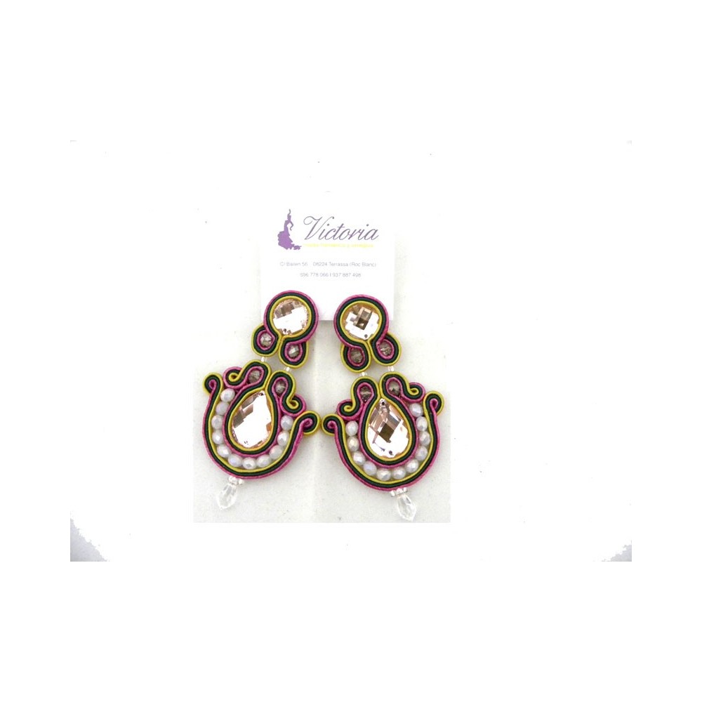 PENDIENTE SOUTACHE 2