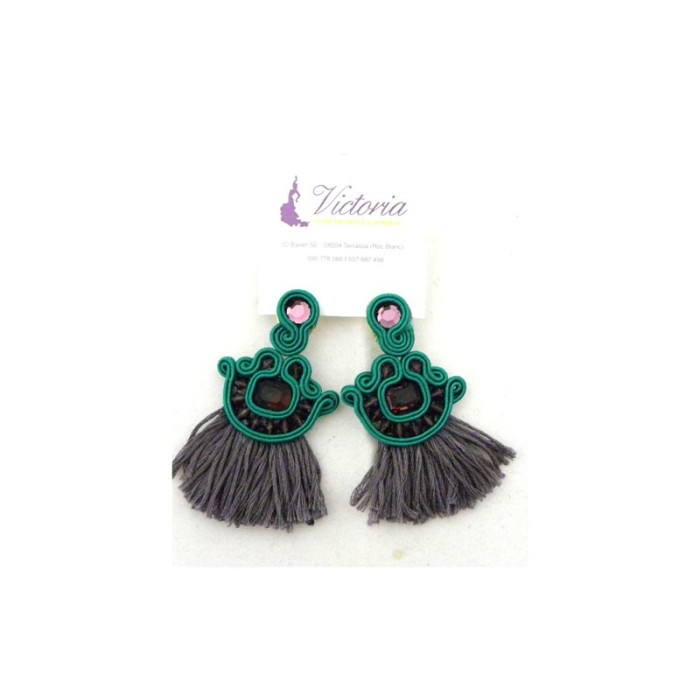 PENDIENTE SOUTACHE 4