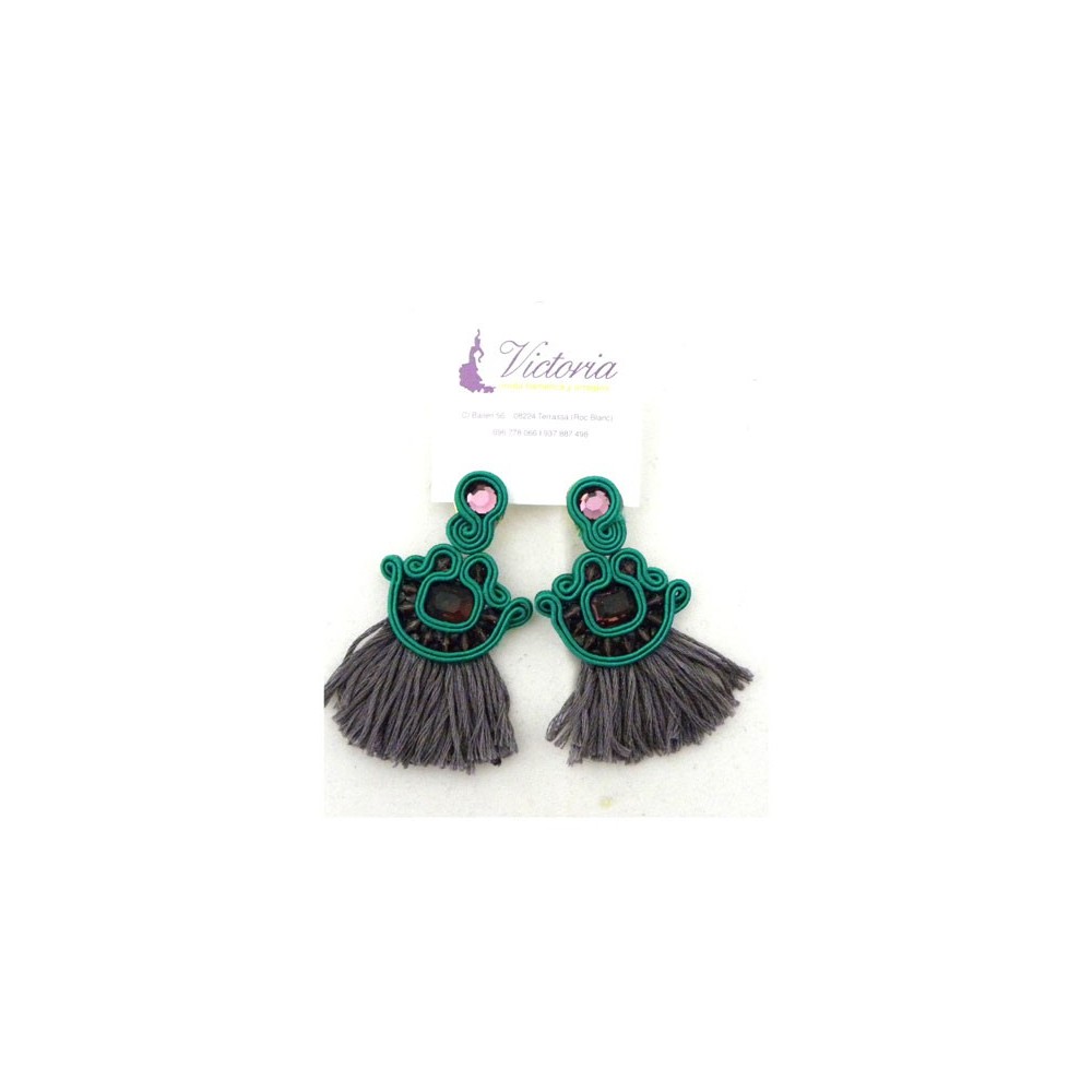 PENDIENTE SOUTACHE 4