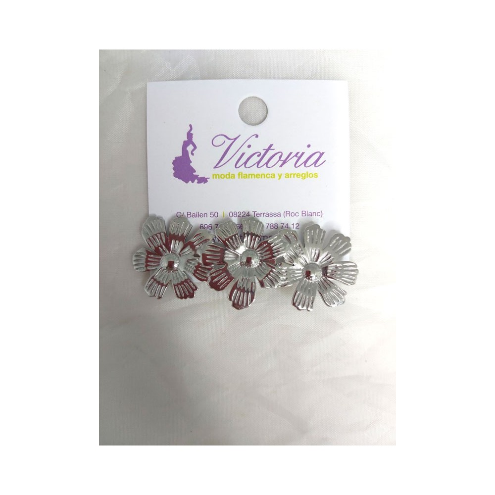 BROCHE 3 FLORES