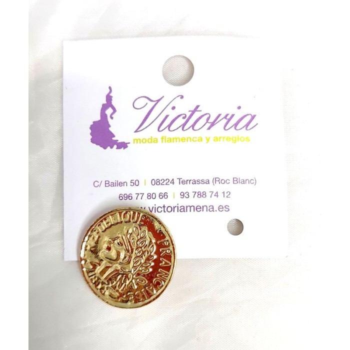 BROCHE 1 MONEDA