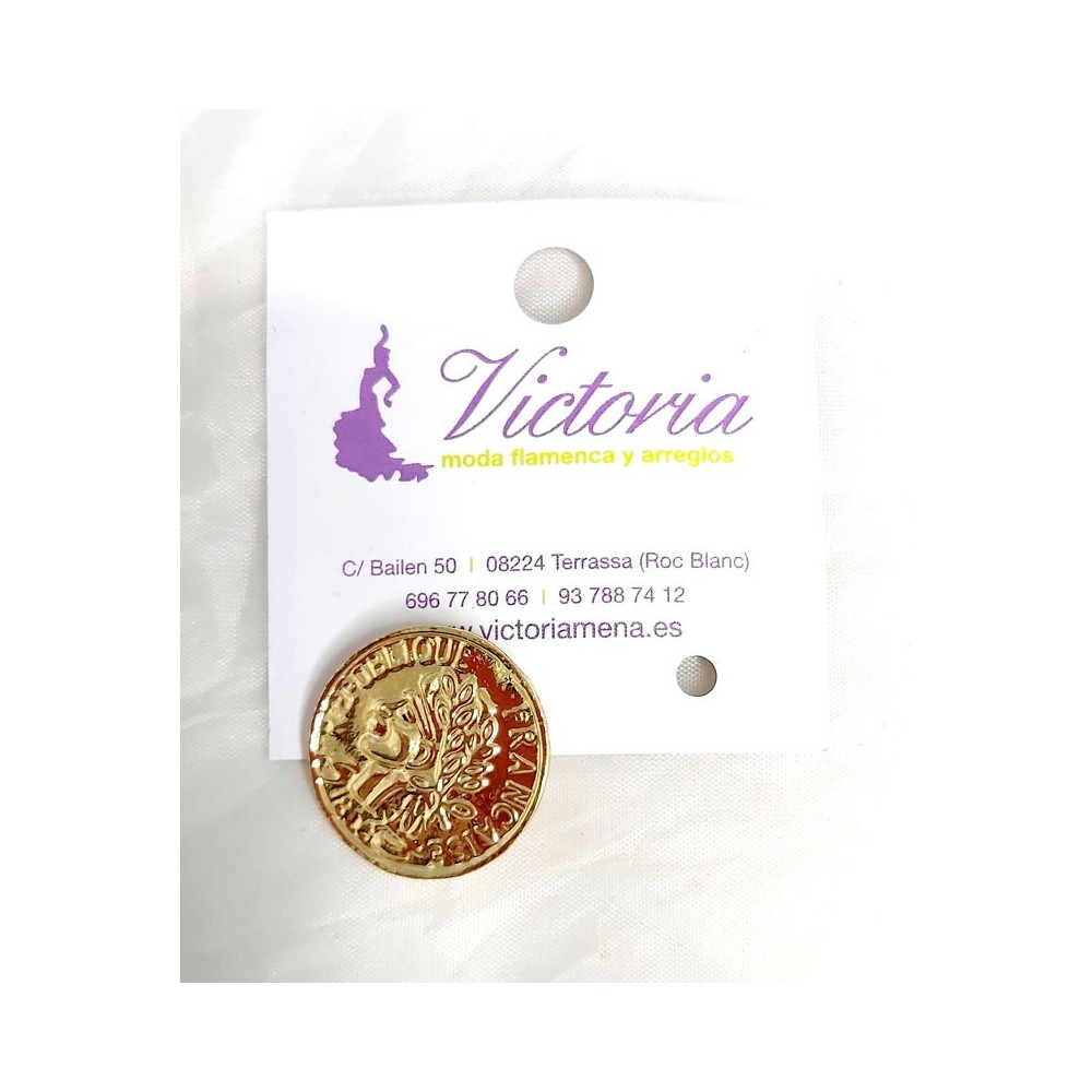 BROCHE 1 MONEDA