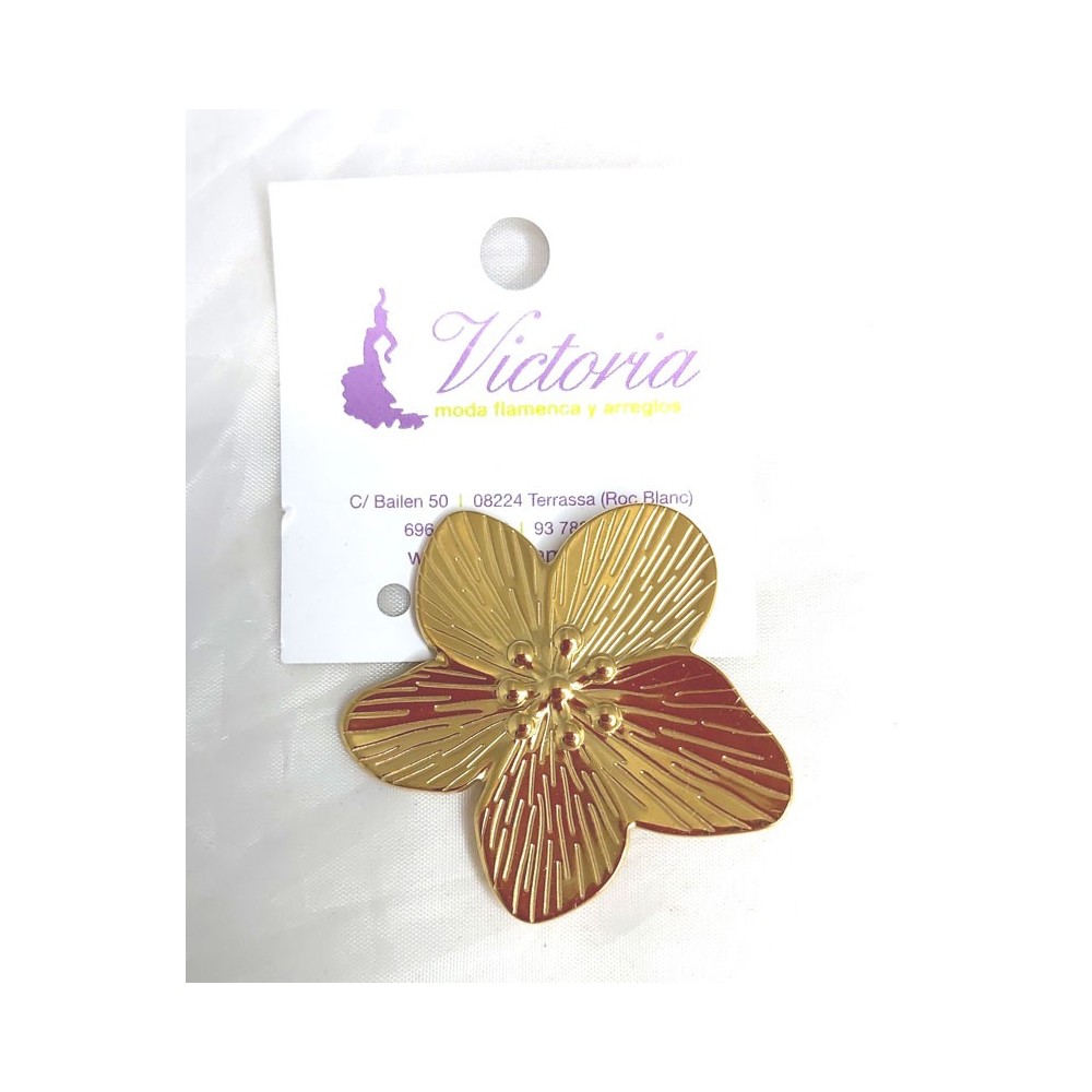 BROCHE FLOR LILA