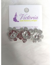 BROCHE 3 FLORES