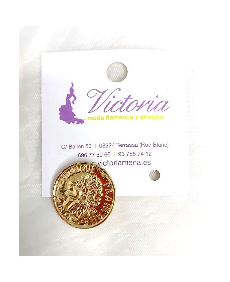 BROCHE 1 MONEDA